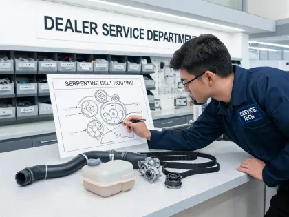 Dealer service departments
