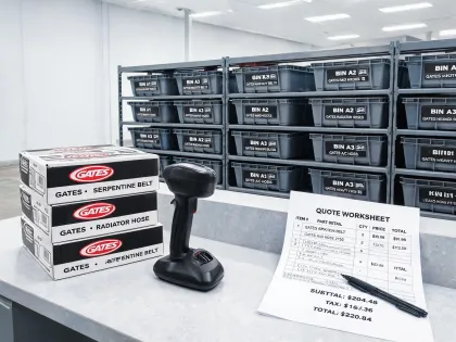 Regional parts distributors