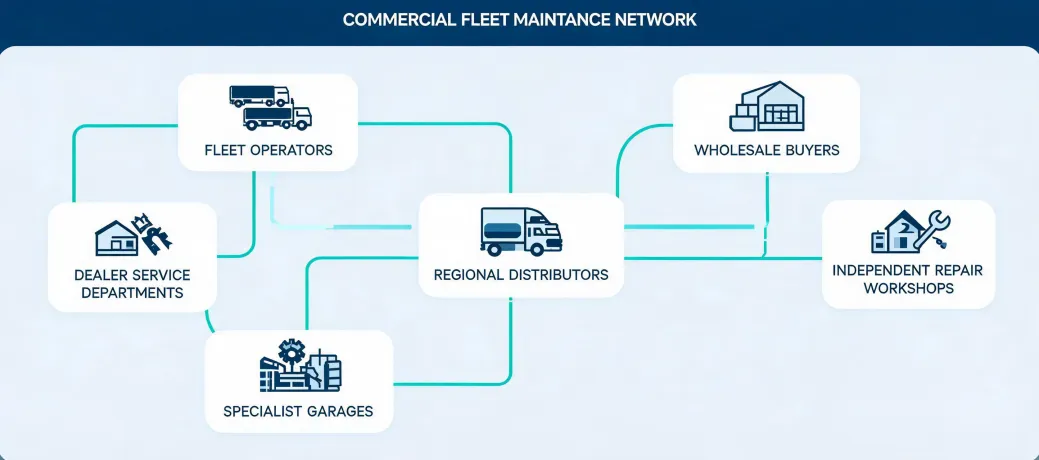 Map of Gates aftermarket application groups